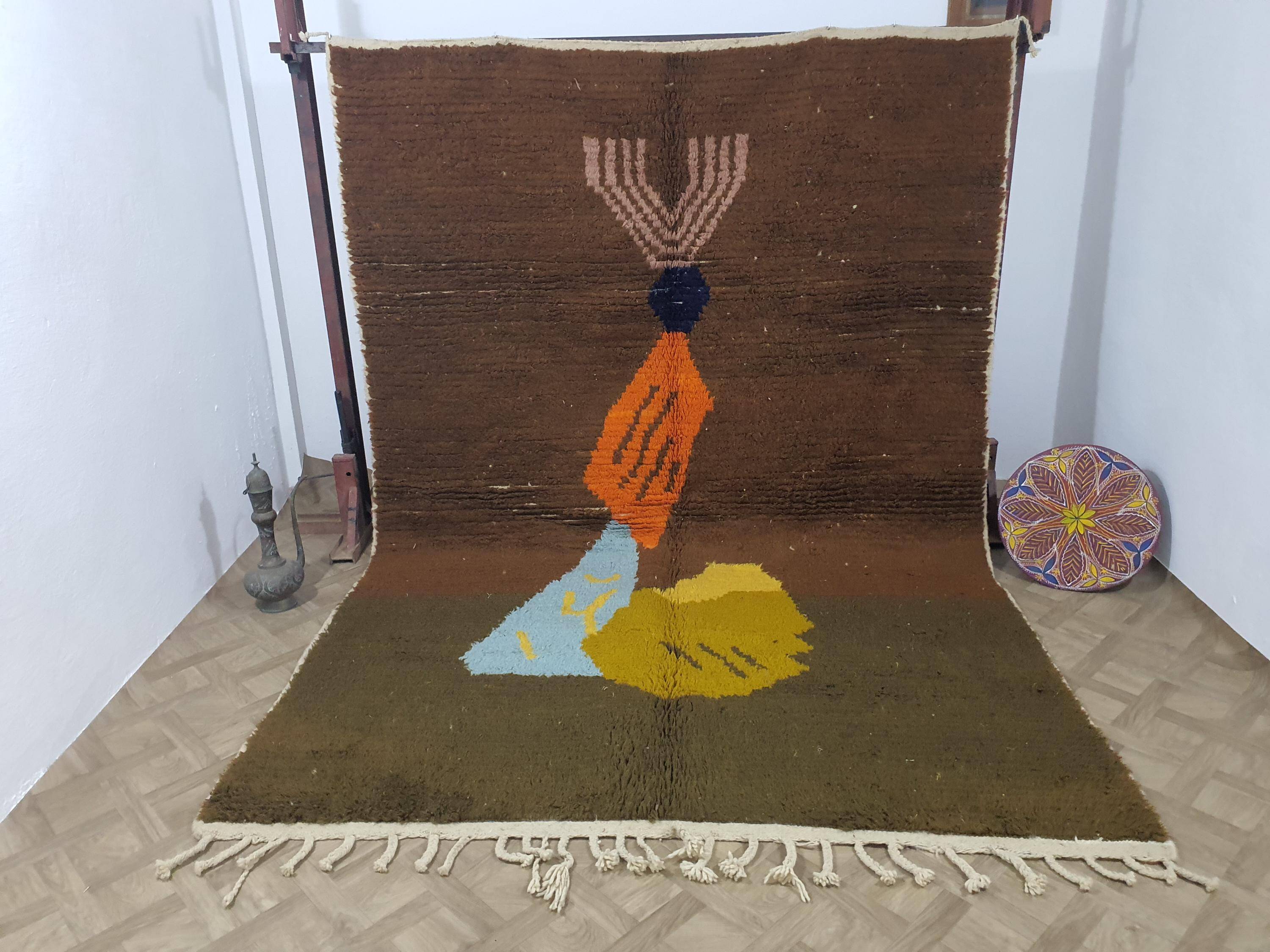 Authentic Berber rug 3x2 m