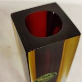 Violet vase "Sommerso" of Murano glass. Italy 1960s.