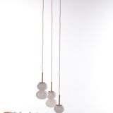 Vintage ceiling lamp with three opal glass spheres, 1960 Germany