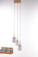 Vintage ceiling lamp with three opal glass spheres, 1960 Germany