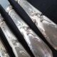 6 SFAM silver metal knives St Louis XVI