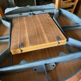 Scandinavian extendable table in teak