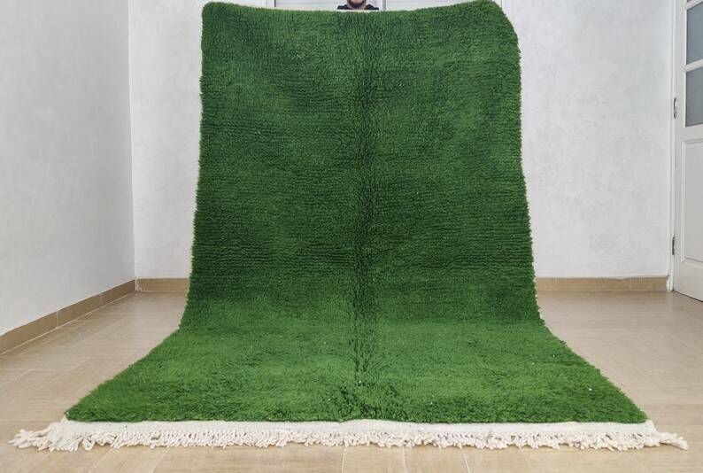 Moroccan Berber rug Green 250cmx150cm PROMO-30%