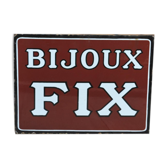 Double-sided enamel plate Jewelry Fix 1920