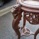Sellette ancienne table d'appoint plateau marbre