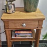 1940s oak side table