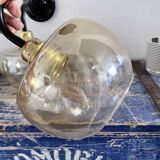 Pair of gold globe wall sconces
