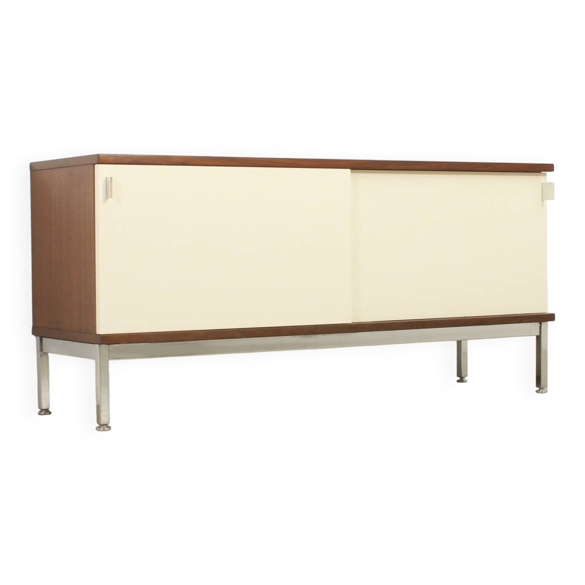 Enfilade Airborne with lacquered sliding doors, France, 1960s