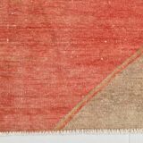 Red & Cream Classic Turkish Runner Rug, 75x296Cm
