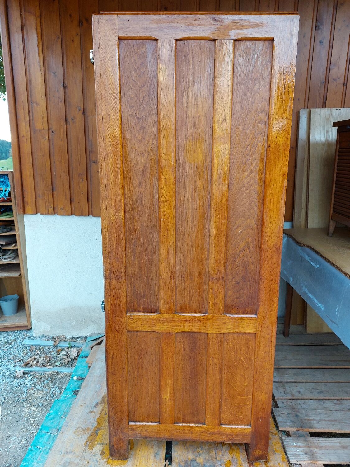 Wooden fridge furniture