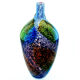 Very large murano blown glass vase. Italy, 80s