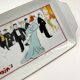 Mignardises dish or porcelain pastries, signed Maxim's de Paris - 1980s