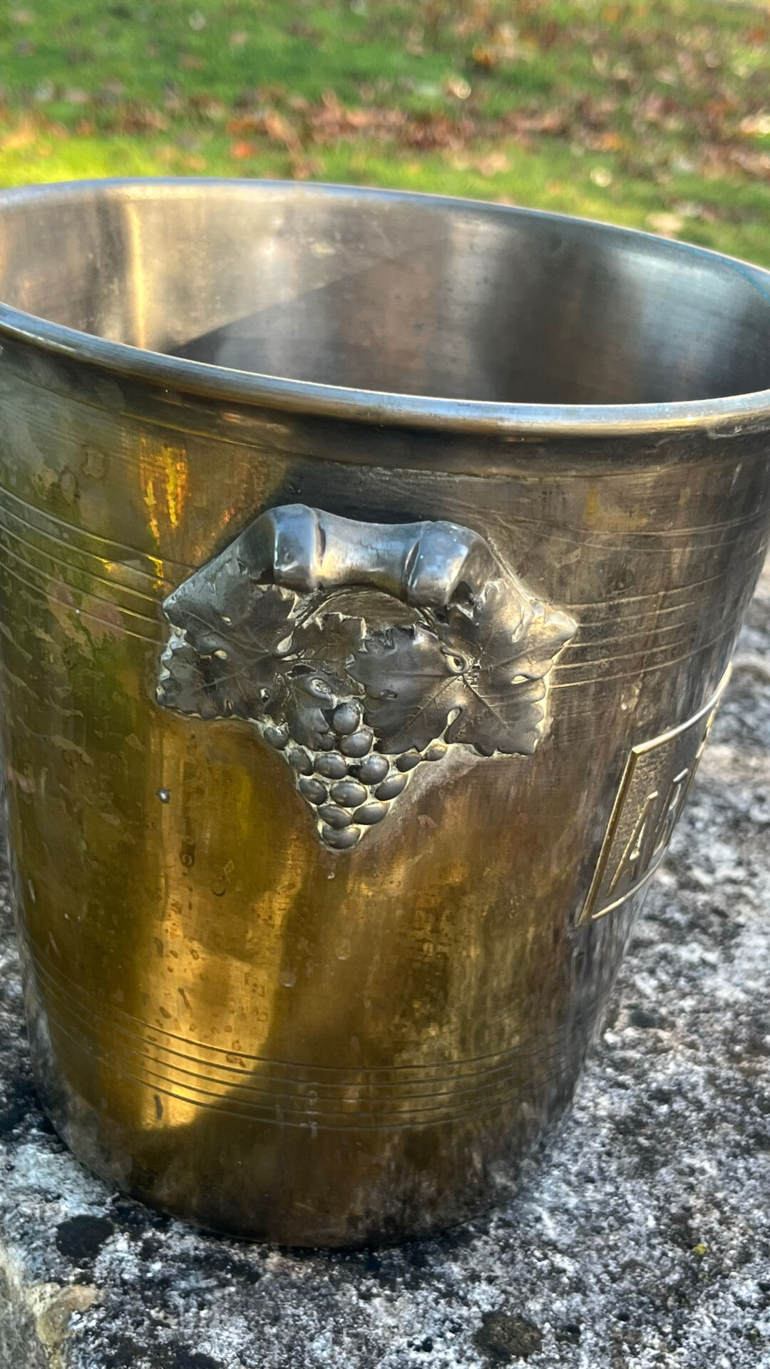 Abel lepitre champagne cooler, vintage french ice bucket