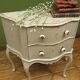 French serpentine chest of drawers