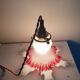 Baladeuse/ lampe/ suspension tulipe rose et doré vintage