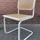 Cesca dining room chair designed by Marcel Breuer