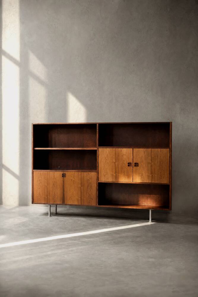 Mid-Century Scandinavian Modern Rosewood Highboard with Bar  from Herning