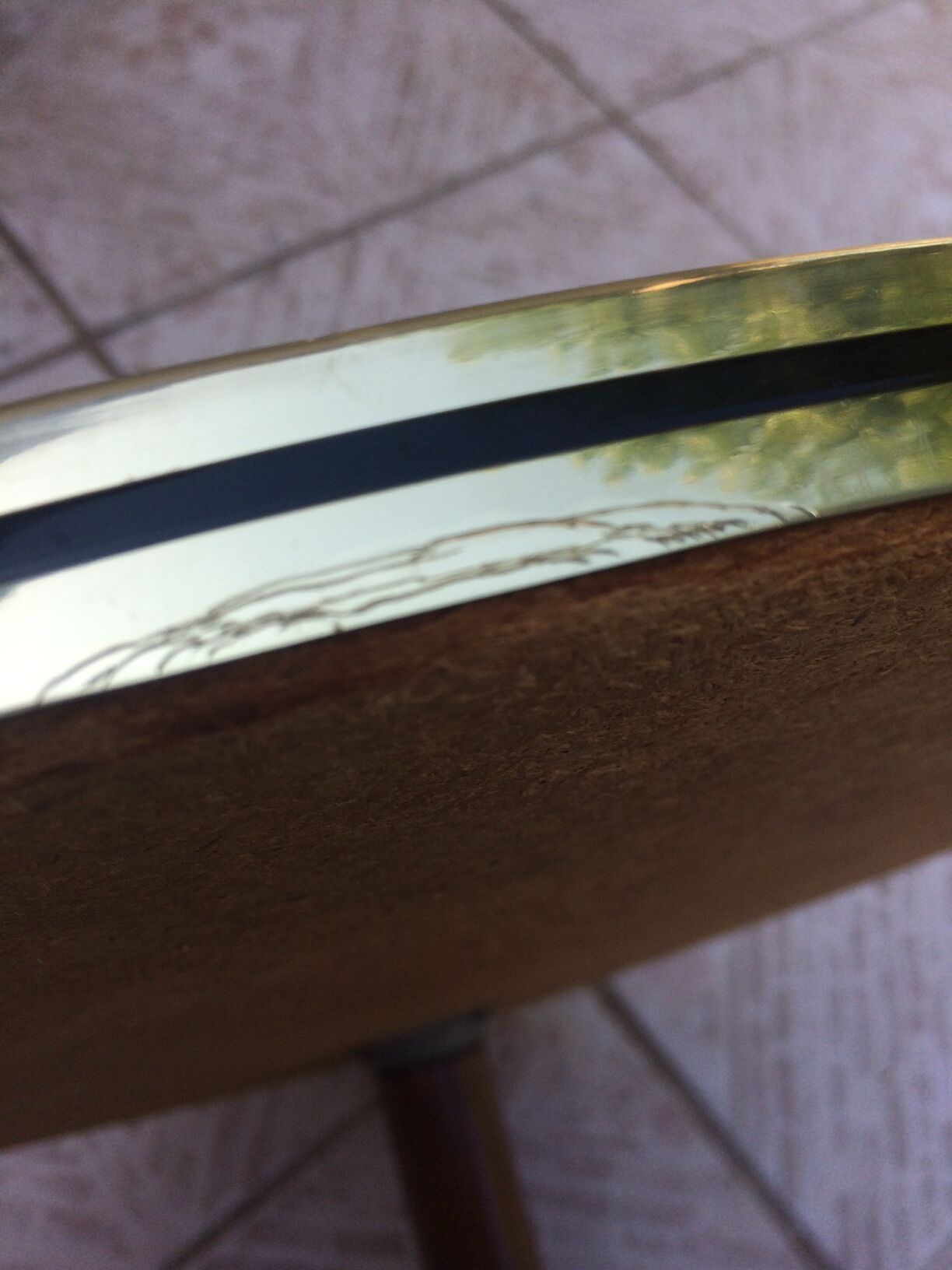 Side table in formica 60/70