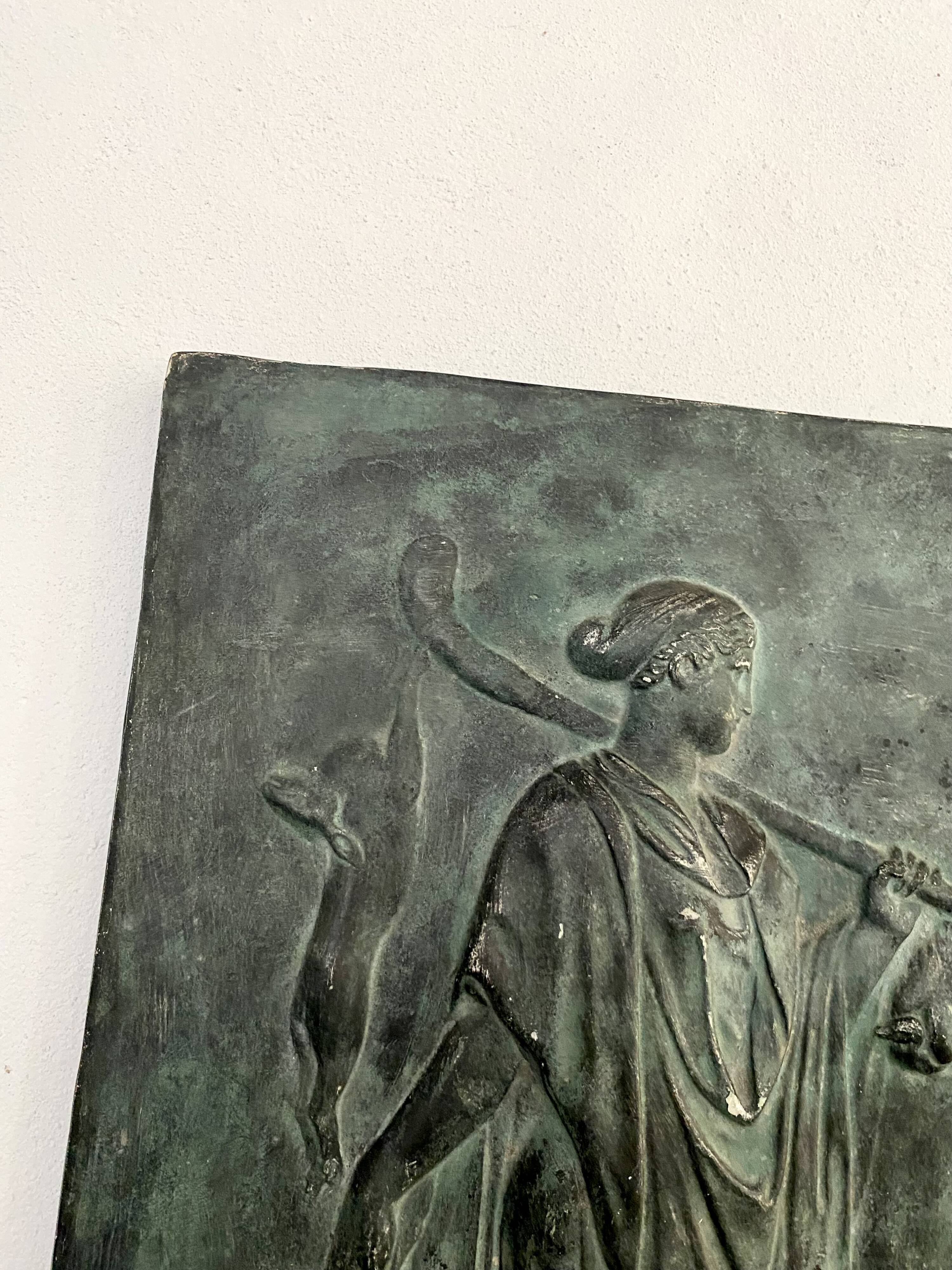 Moulage plâtre à l’Antique, 56x52 cm