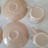 Coffee service coffee maker and cups