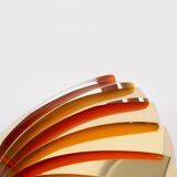 Danish vintage pendant lamp Konkylie by Louis Weisdorf, Lyfa, 1963