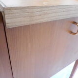 Scandinavian oak sewing basket