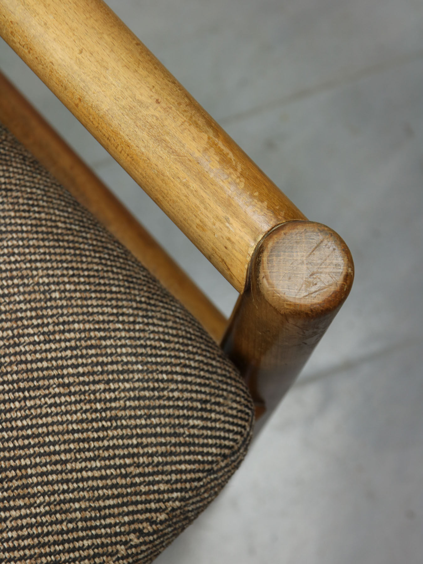 Mid-century modern minimalistic armchair