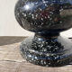Black Memphis 80 speckled ceramic lamp base