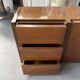 Low Scandinavian enfilade in walnut – Vintage design sideboard from the year