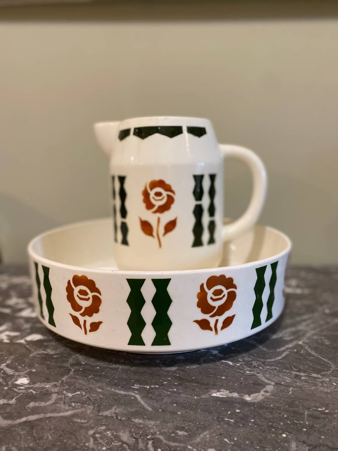 Ensemble  de toilette art deco