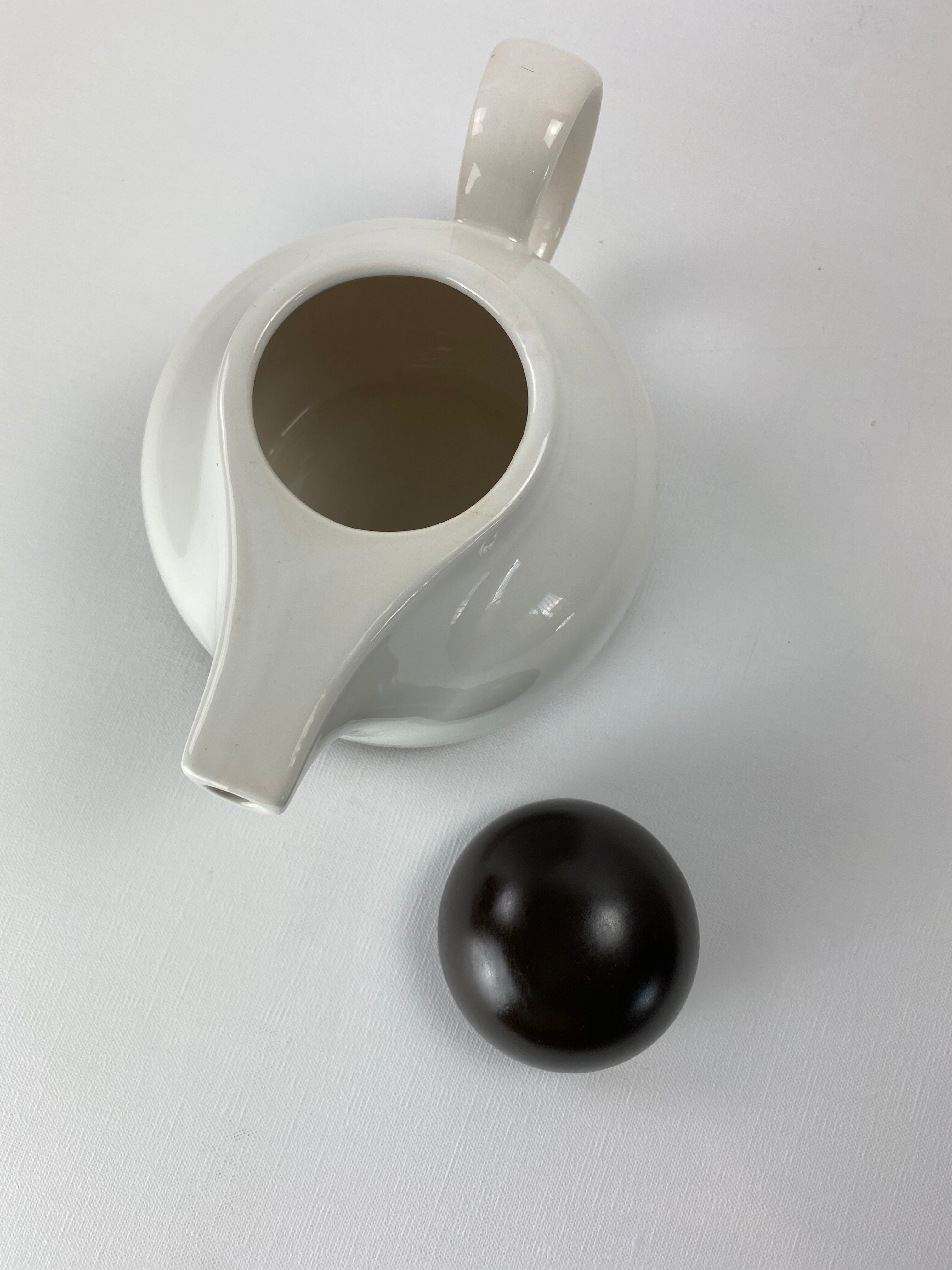 Teapot Coffee maker 1970 signed Gallo Nova Marone