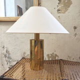 Lampe à facettes en laiton