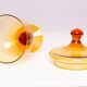 Set of four glasses and a sugar bowl Murano, Europe, 1960s