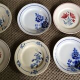 Set of 6 vintage dessert plates