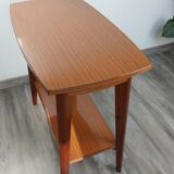Console side table with compass legs