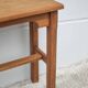 Vintage wooden console, wooden furniture, console table, interior decoration