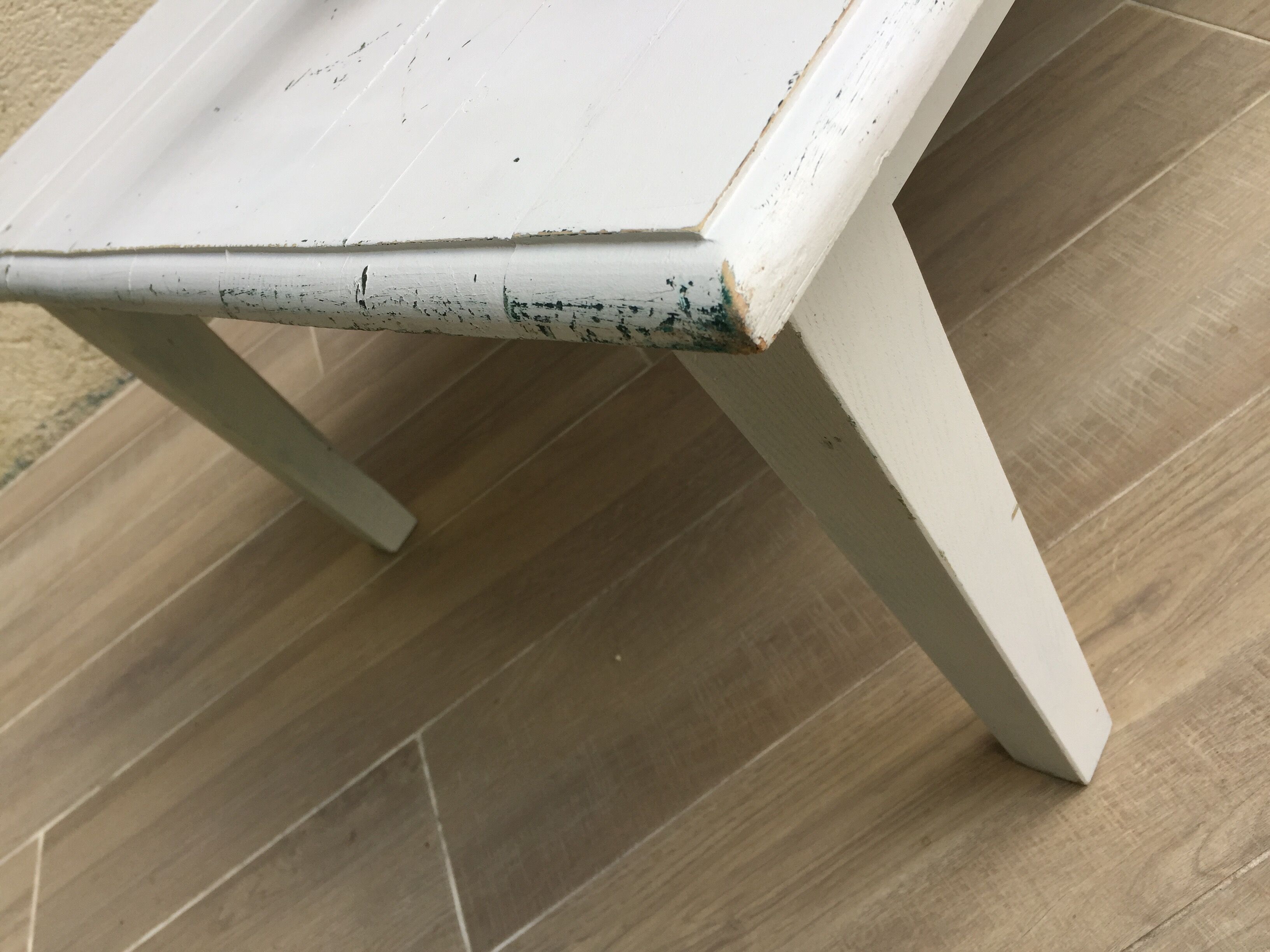 Table basse de ferme vintage