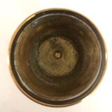 Vase ancien laiton doré