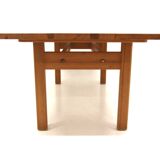 Table de salle à manger en pin, Borge Mogensen, Suède, 1960