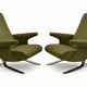 Pair of armchairs by François Letourneur for Maurice Mourra, 1961