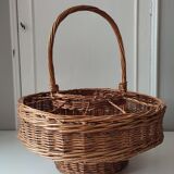 Vintage Wicker Portable Bar