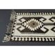 Tapis vintage turc en laine et coton beige noué à la main, années 1970
