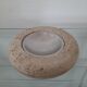 Pair of valet trays - 1980s - travertine