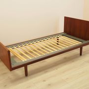 Teak bed, Danish design, 1960s, designer: Hans J. Wegner, manufacturer: Get