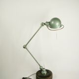 Table lamp jielde 2 arms on wooden base