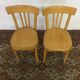 Pair of Baumann bistro chairs