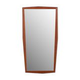 Mid-century Danish teak geometrical mirror frame from Jansen Spejle, 1960s