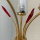 Vintage brass floor lamp with 3 lights, 1960s