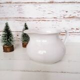 White porcelain pitcher