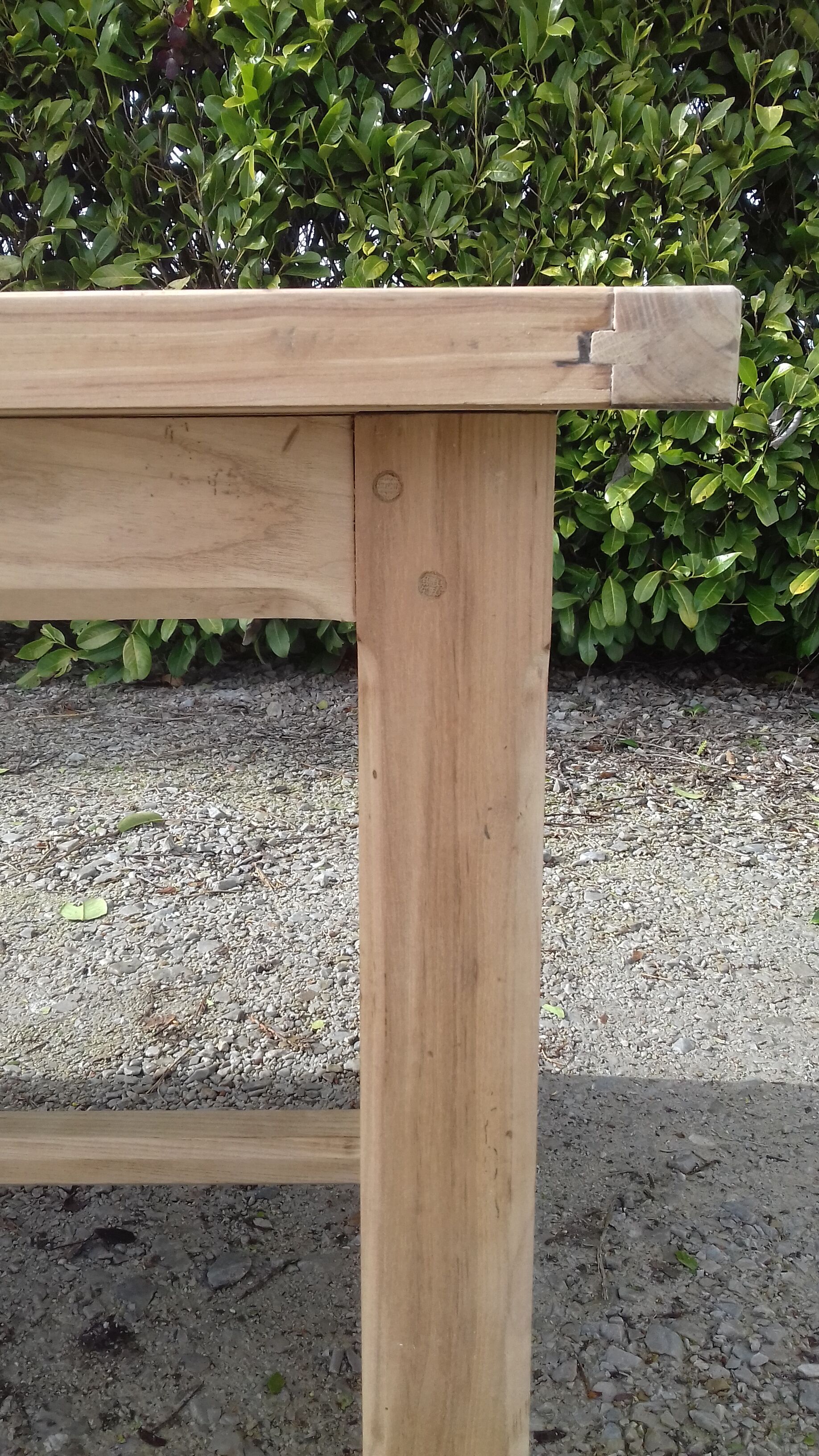 Farm table one drawer cherry wood gross